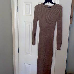 Tan Brown Fashion Nova dress😍